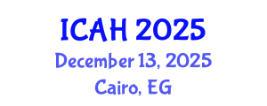 International Conference on Aerodynamics and Hydrodynamics (ICAH) December 13, 2025 - Cairo, Egypt