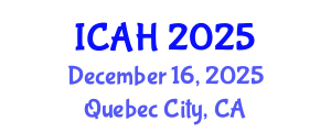 International Conference on Aerodynamics and Hydrodynamics (ICAH) December 16, 2025 - Quebec City, Canada