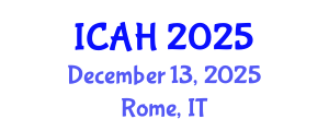 International Conference on Aerodynamics and Hydrodynamics (ICAH) December 13, 2025 - Rome, Italy