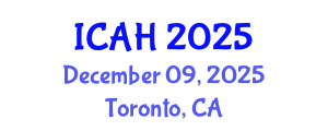 International Conference on Aerodynamics and Hydrodynamics (ICAH) December 09, 2025 - Toronto, Canada
