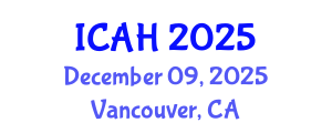 International Conference on Aerodynamics and Hydrodynamics (ICAH) December 09, 2025 - Vancouver, Canada