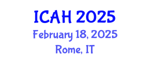 International Conference on Aerodynamics and Hydrodynamics (ICAH) February 18, 2025 - Rome, Italy