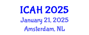 International Conference on Aerodynamics and Hydrodynamics (ICAH) January 21, 2025 - Amsterdam, Netherlands