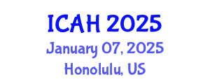 International Conference on Aerodynamics and Hydrodynamics (ICAH) January 07, 2025 - Honolulu, United States