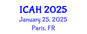 International Conference on Aerodynamics and Hydrodynamics (ICAH) January 25, 2025 - Paris, France