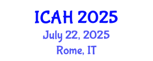 International Conference on Aerodynamics and Hydrodynamics (ICAH) July 22, 2025 - Rome, Italy