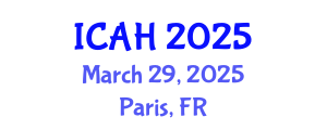 International Conference on Aerodynamics and Hydrodynamics (ICAH) March 29, 2025 - Paris, France