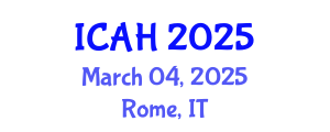 International Conference on Aerodynamics and Hydrodynamics (ICAH) March 04, 2025 - Rome, Italy