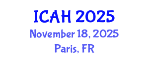 International Conference on Aerodynamics and Hydrodynamics (ICAH) November 18, 2025 - Paris, France
