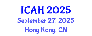 International Conference on Aerodynamics and Hydrodynamics (ICAH) September 27, 2025 - Hong Kong, China