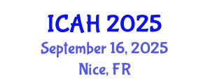 International Conference on Aerodynamics and Hydrodynamics (ICAH) September 16, 2025 - Nice, France