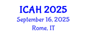 International Conference on Aerodynamics and Hydrodynamics (ICAH) September 16, 2025 - Rome, Italy
