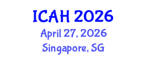 International Conference on Aerodynamics and Hydrodynamics (ICAH) April 27, 2026 - Singapore, Singapore International Conference on Aerodynamics and Hydrodynamics (ICAH) April 27, 2026 - Singapore, Singapore