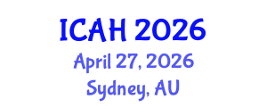 International Conference on Aerodynamics and Hydrodynamics (ICAH) April 27, 2026 - Sydney, Australia International Conference on Aerodynamics and Hydrodynamics (ICAH) April 27, 2026 - Sydney, Australia