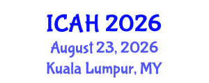 International Conference on Aerodynamics and Hydrodynamics (ICAH) August 23, 2026 - Kuala Lumpur, Malaysia International Conference on Aerodynamics and Hydrodynamics (ICAH) August 23, 2026 - Kuala Lumpur, Malaysia