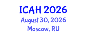 International Conference on Aerodynamics and Hydrodynamics (ICAH) August 30, 2026 - Moscow, Russia International Conference on Aerodynamics and Hydrodynamics (ICAH) August 30, 2026 - Moscow, Russia