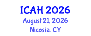 International Conference on Aerodynamics and Hydrodynamics (ICAH) August 21, 2026 - Nicosia, Cyprus International Conference on Aerodynamics and Hydrodynamics (ICAH) August 21, 2026 - Nicosia, Cyprus