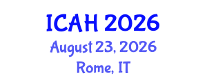 International Conference on Aerodynamics and Hydrodynamics (ICAH) August 23, 2026 - Rome, Italy