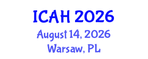 International Conference on Aerodynamics and Hydrodynamics (ICAH) August 14, 2026 - Warsaw, Poland International Conference on Aerodynamics and Hydrodynamics (ICAH) August 14, 2026 - Warsaw, Poland