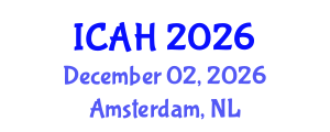 International Conference on Aerodynamics and Hydrodynamics (ICAH) December 02, 2026 - Amsterdam, Netherlands International Conference on Aerodynamics and Hydrodynamics (ICAH) December 02, 2026 - Amsterdam, Netherlands