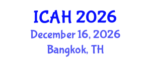International Conference on Aerodynamics and Hydrodynamics (ICAH) December 16, 2026 - Bangkok, Thailand International Conference on Aerodynamics and Hydrodynamics (ICAH) December 16, 2026 - Bangkok, Thailand