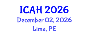 International Conference on Aerodynamics and Hydrodynamics (ICAH) December 02, 2026 - Lima, Peru International Conference on Aerodynamics and Hydrodynamics (ICAH) December 02, 2026 - Lima, Peru