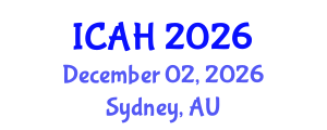 International Conference on Aerodynamics and Hydrodynamics (ICAH) December 02, 2026 - Sydney, Australia International Conference on Aerodynamics and Hydrodynamics (ICAH) December 02, 2026 - Sydney, Australia