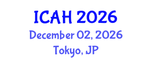 International Conference on Aerodynamics and Hydrodynamics (ICAH) December 02, 2026 - Tokyo, Japan International Conference on Aerodynamics and Hydrodynamics (ICAH) December 02, 2026 - Tokyo, Japan