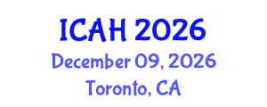 International Conference on Aerodynamics and Hydrodynamics (ICAH) December 09, 2026 - Toronto, Canada International Conference on Aerodynamics and Hydrodynamics (ICAH) December 09, 2026 - Toronto, Canada