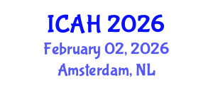 International Conference on Aerodynamics and Hydrodynamics (ICAH) February 02, 2026 - Amsterdam, Netherlands International Conference on Aerodynamics and Hydrodynamics (ICAH) February 02, 2026 - Amsterdam, Netherlands