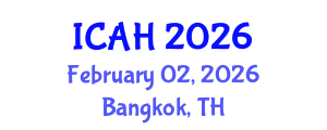 International Conference on Aerodynamics and Hydrodynamics (ICAH) February 02, 2026 - Bangkok, Thailand International Conference on Aerodynamics and Hydrodynamics (ICAH) February 02, 2026 - Bangkok, Thailand