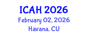 International Conference on Aerodynamics and Hydrodynamics (ICAH) February 02, 2026 - Havana, Cuba International Conference on Aerodynamics and Hydrodynamics (ICAH) February 02, 2026 - Havana, Cuba