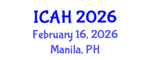 International Conference on Aerodynamics and Hydrodynamics (ICAH) February 16, 2026 - Manila, Philippines