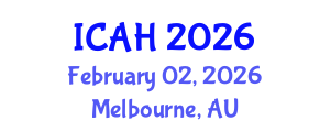 International Conference on Aerodynamics and Hydrodynamics (ICAH) February 02, 2026 - Melbourne, Australia