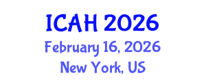 International Conference on Aerodynamics and Hydrodynamics (ICAH) February 16, 2026 - New York, United States International Conference on Aerodynamics and Hydrodynamics (ICAH) February 16, 2026 - New York, United States