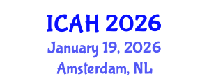 International Conference on Aerodynamics and Hydrodynamics (ICAH) January 19, 2026 - Amsterdam, Netherlands International Conference on Aerodynamics and Hydrodynamics (ICAH) January 19, 2026 - Amsterdam, Netherlands
