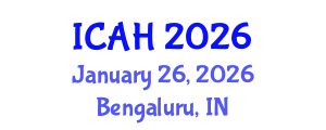 International Conference on Aerodynamics and Hydrodynamics (ICAH) January 26, 2026 - Bengaluru, India International Conference on Aerodynamics and Hydrodynamics (ICAH) January 26, 2026 - Bengaluru, India