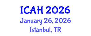 International Conference on Aerodynamics and Hydrodynamics (ICAH) January 26, 2026 - Istanbul, Turkey