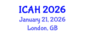 International Conference on Aerodynamics and Hydrodynamics (ICAH) January 21, 2026 - London, United Kingdom