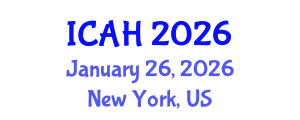 International Conference on Aerodynamics and Hydrodynamics (ICAH) January 26, 2026 - New York, United States International Conference on Aerodynamics and Hydrodynamics (ICAH) January 26, 2026 - New York, United States