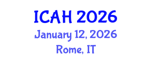 International Conference on Aerodynamics and Hydrodynamics (ICAH) January 12, 2026 - Rome, Italy