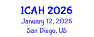 International Conference on Aerodynamics and Hydrodynamics (ICAH) January 12, 2026 - San Diego, United States International Conference on Aerodynamics and Hydrodynamics (ICAH) January 12, 2026 - San Diego, United States