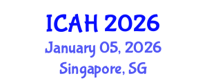 International Conference on Aerodynamics and Hydrodynamics (ICAH) January 05, 2026 - Singapore, Singapore