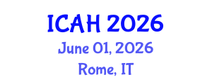 International Conference on Aerodynamics and Hydrodynamics (ICAH) June 01, 2026 - Rome, Italy International Conference on Aerodynamics and Hydrodynamics (ICAH) June 01, 2026 - Rome, Italy