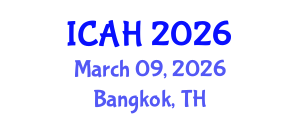 International Conference on Aerodynamics and Hydrodynamics (ICAH) March 09, 2026 - Bangkok, Thailand International Conference on Aerodynamics and Hydrodynamics (ICAH) March 09, 2026 - Bangkok, Thailand