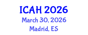 International Conference on Aerodynamics and Hydrodynamics (ICAH) March 30, 2026 - Madrid, Spain International Conference on Aerodynamics and Hydrodynamics (ICAH) March 30, 2026 - Madrid, Spain
