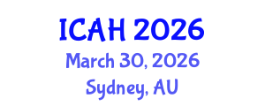 International Conference on Aerodynamics and Hydrodynamics (ICAH) March 30, 2026 - Sydney, Australia International Conference on Aerodynamics and Hydrodynamics (ICAH) March 30, 2026 - Sydney, Australia