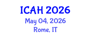 International Conference on Aerodynamics and Hydrodynamics (ICAH) May 04, 2026 - Rome, Italy