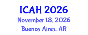 International Conference on Aerodynamics and Hydrodynamics (ICAH) November 18, 2026 - Buenos Aires, Argentina International Conference on Aerodynamics and Hydrodynamics (ICAH) November 18, 2026 - Buenos Aires, Argentina