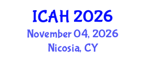 International Conference on Aerodynamics and Hydrodynamics (ICAH) November 04, 2026 - Nicosia, Cyprus International Conference on Aerodynamics and Hydrodynamics (ICAH) November 04, 2026 - Nicosia, Cyprus